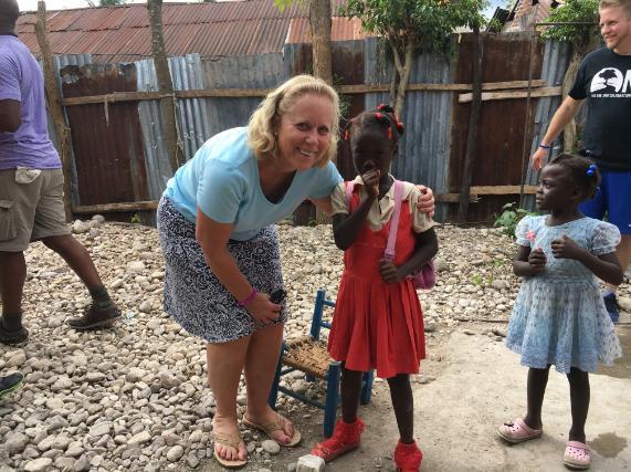 Terrie Edwards in Haiti