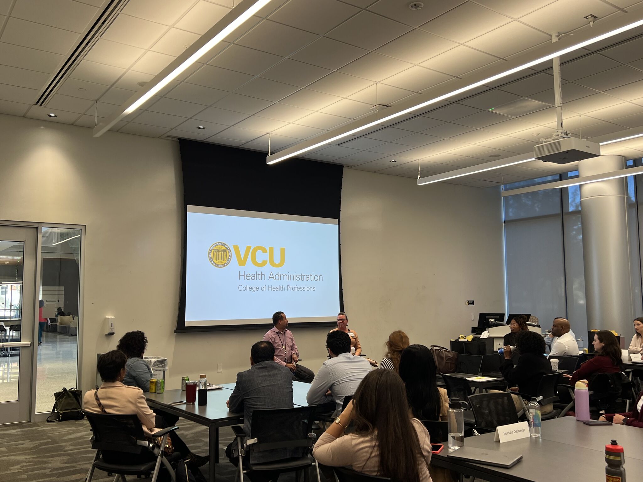 Artiles and Sweet alumni panel presentation