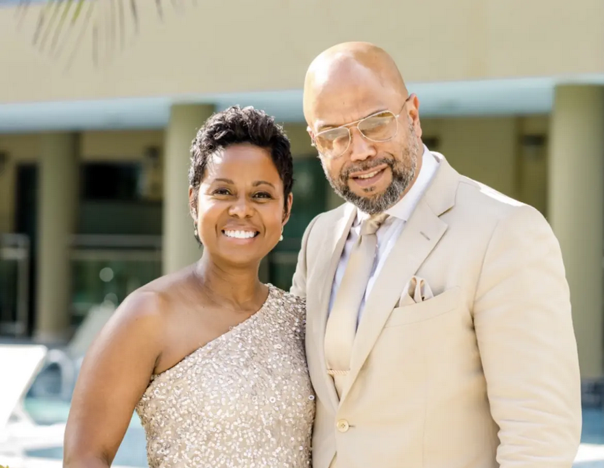 Deborah Cartwright Porter and Clif Porter in February 2020 at their daughter's wedding. (Courtesy photo)