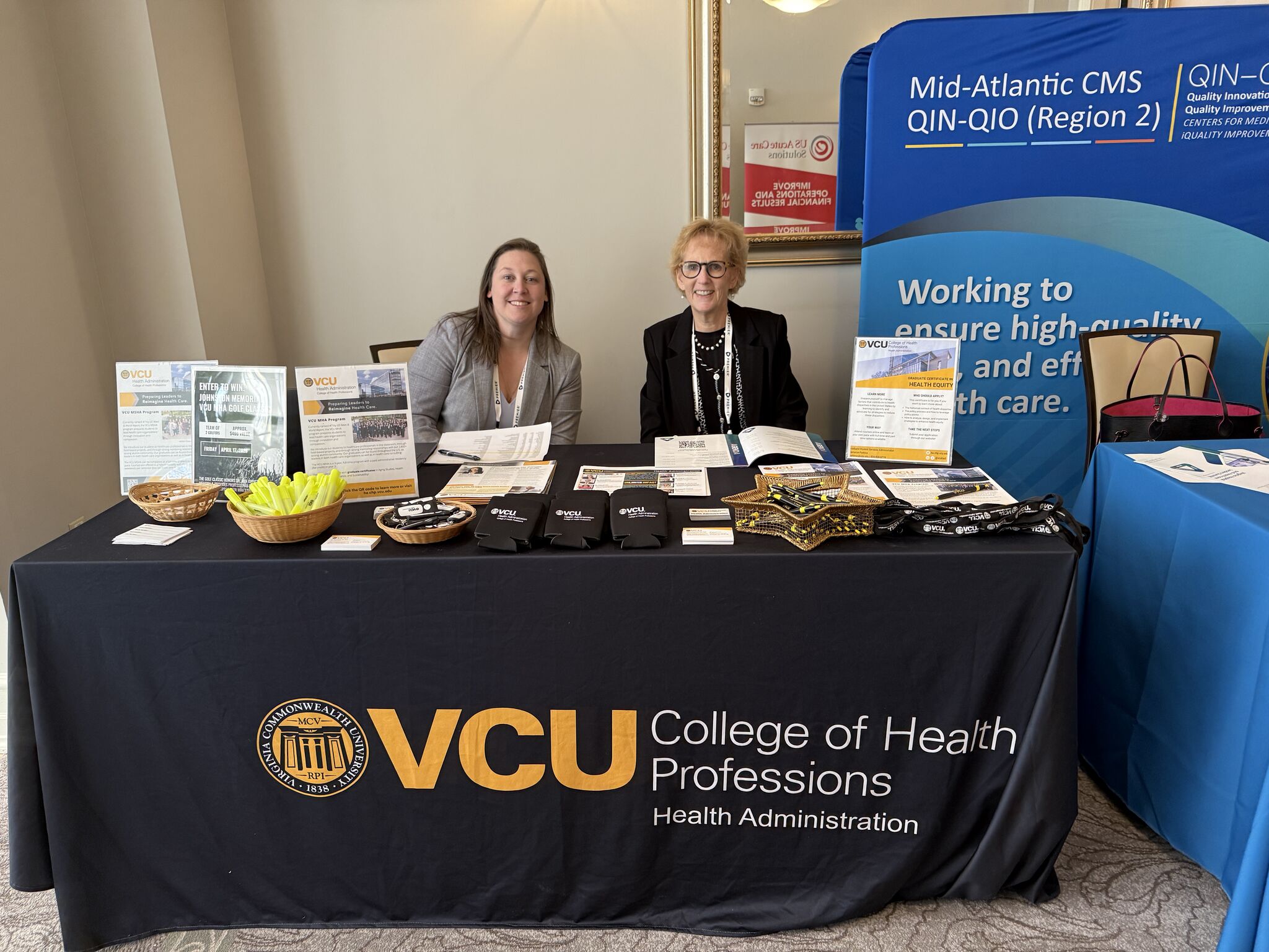 VCU Health Administration table at the Virginia Hospital and Healthcare Leaders Summit