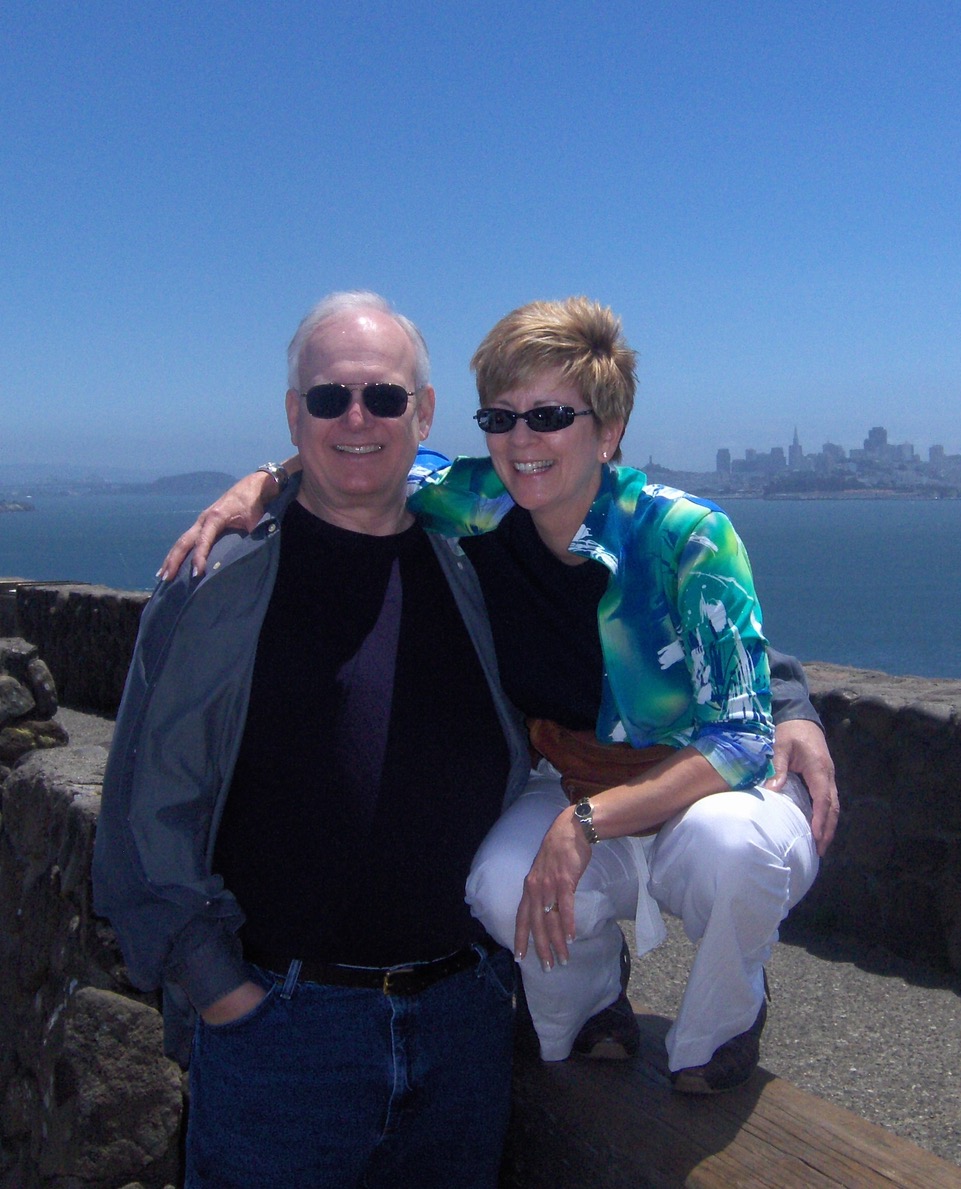 Jim and Sally Warden Parrott at San Francisco